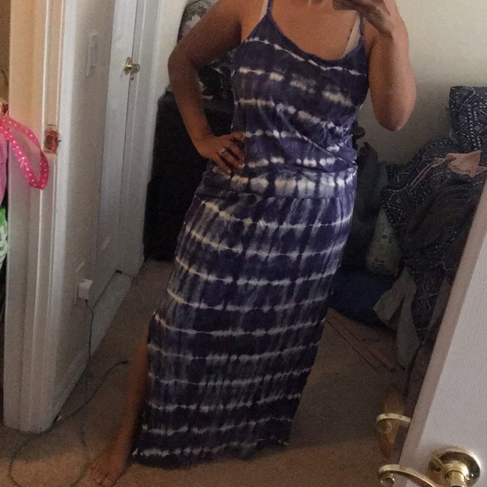 Tie dye top and skirt set